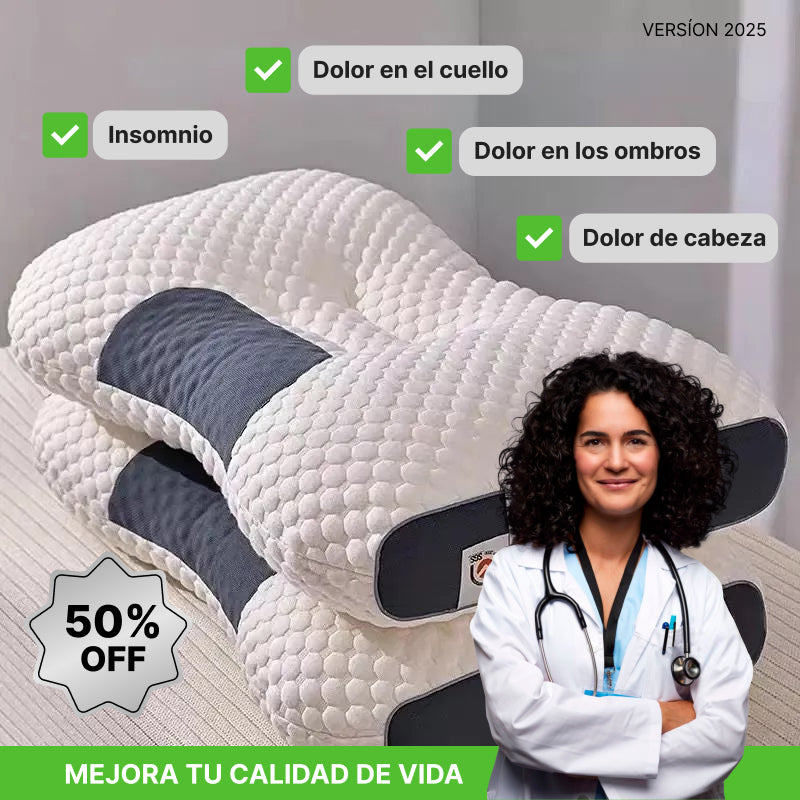 (BLACK FRIDAY - 50%OFF) Almohada Ortopedica Cervical Sueño Vital