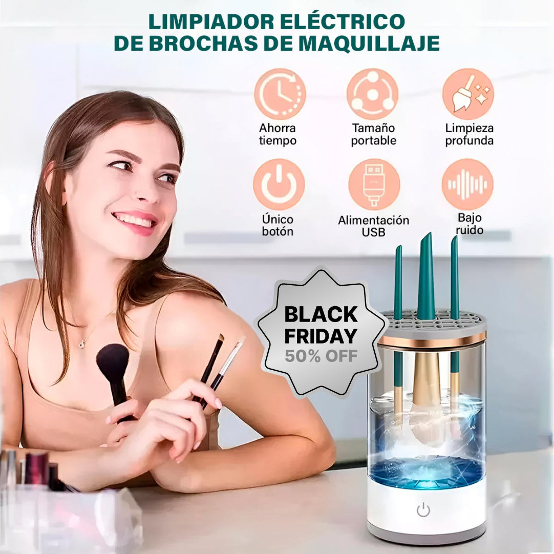 (BLACK FRIDAY) Limpiador de Brochas de Maquillaje PRO